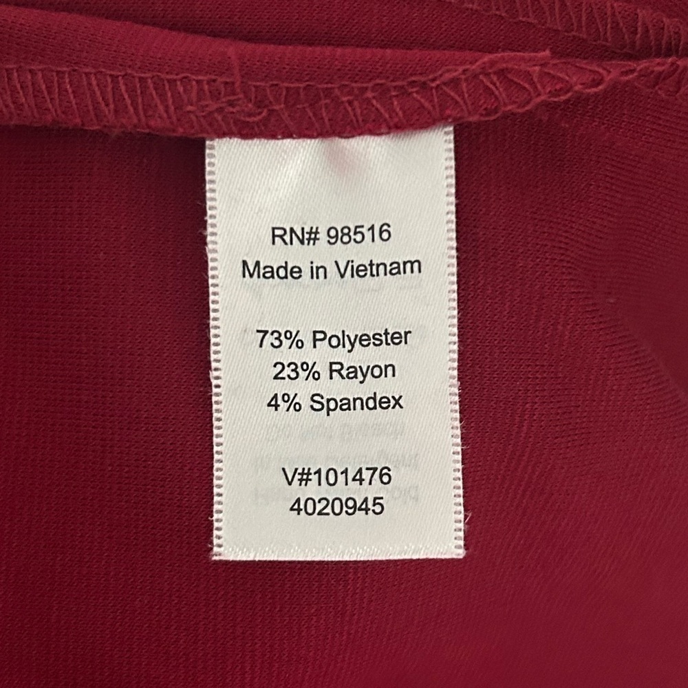 Coldwater Creek Red A-Line Midi Dress - Picture 8 of 9